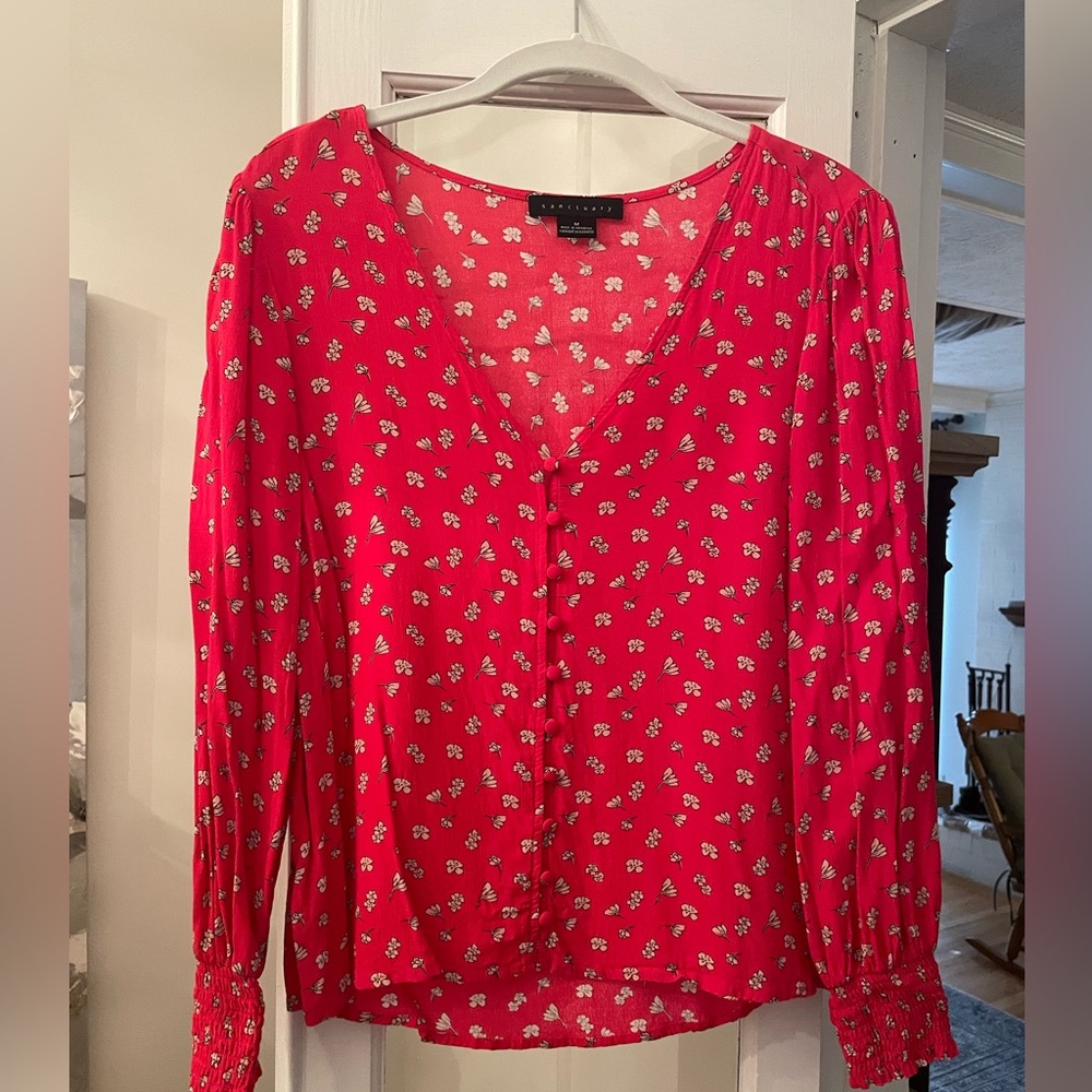 Sanctuary Red Harmony Top
